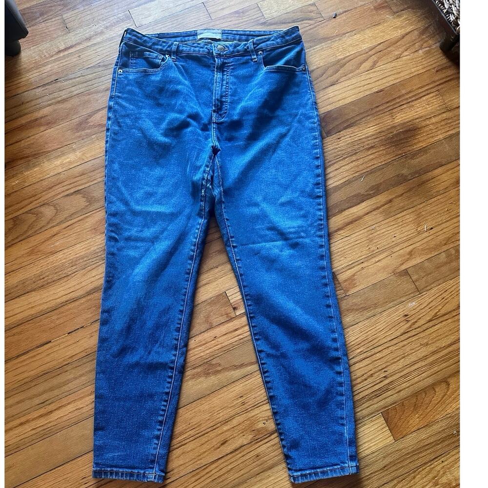 Everlane Stretch Denim Curvy High-Rise Skinny Jeans 33R